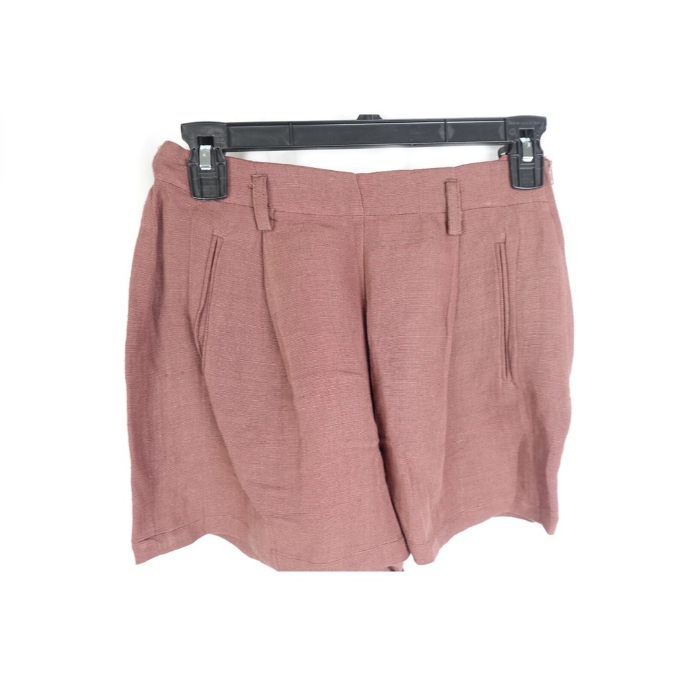 Freedom to Change Shorts Size 4 Brown High Rise Pleated Trouser Casual Workwear